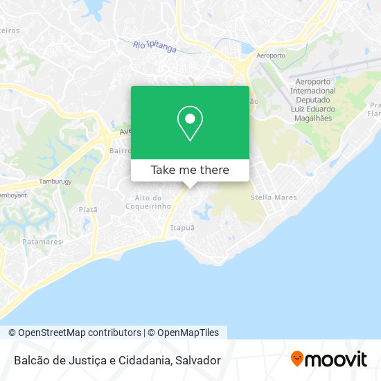 Balcão de Justiça e Cidadania map