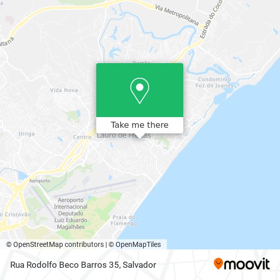 Rua Rodolfo Beco Barros 35 map