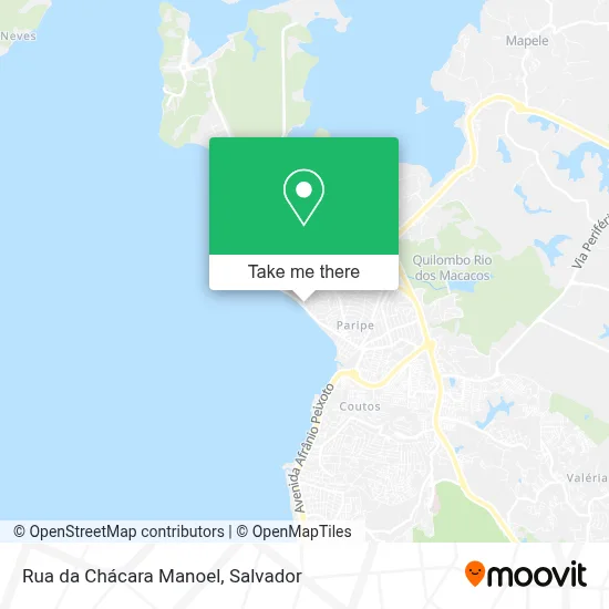 Rua da Chácara Manoel map