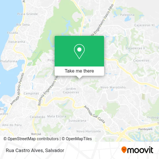 Rua Castro Alves map