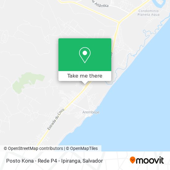 Posto Kona - Rede P4 - Ipiranga map