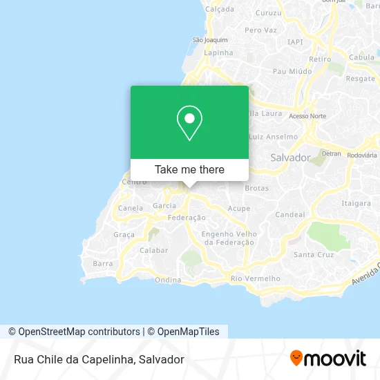 Rua Chile da Capelinha map