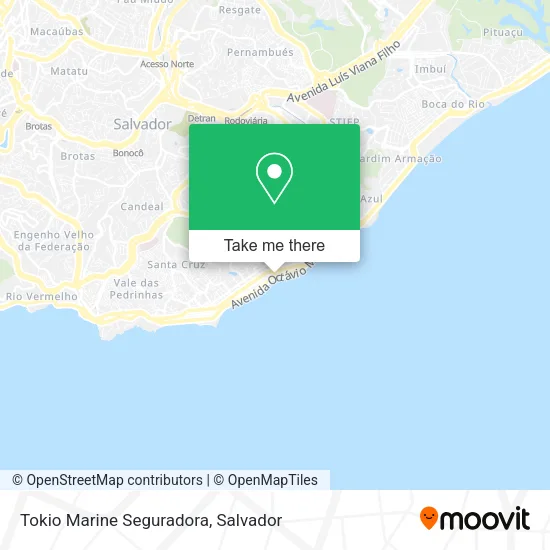 Tokio Marine Seguradora map