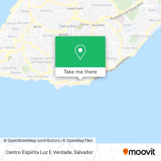Centro Espirita Luz E Verdade map