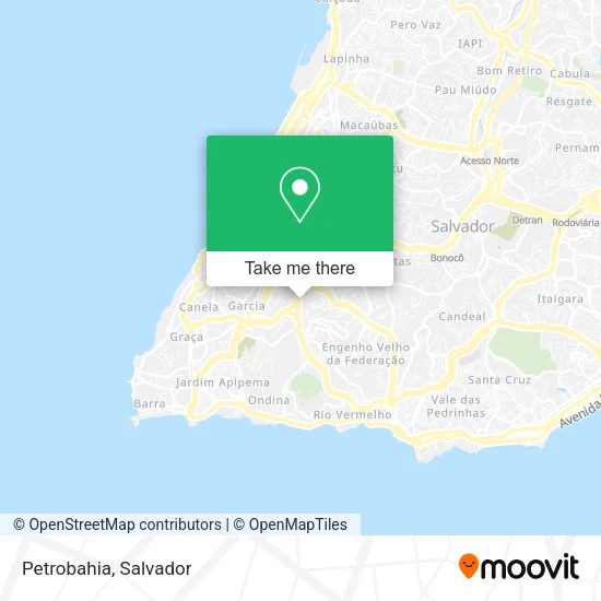 Petrobahia map
