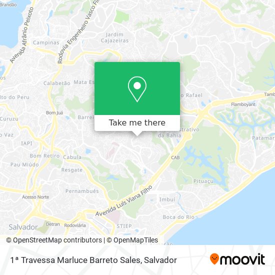 1ª Travessa Marluce Barreto Sales map