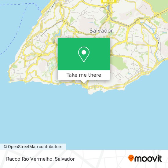 Racco  Rio Vermelho map