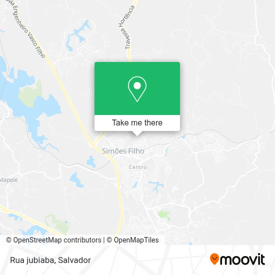 Rua jubiaba map