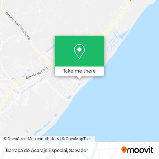 Barraca do Acarajé Especial map