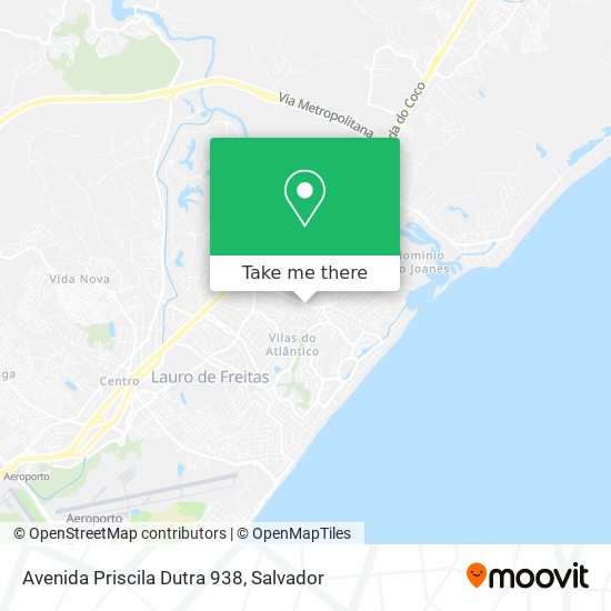 Avenida Priscila Dutra 938 map