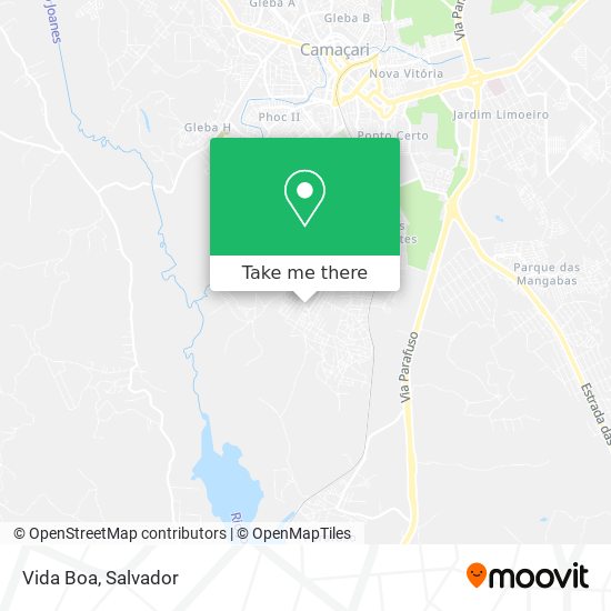 Vida Boa map