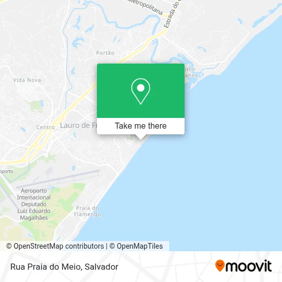 Rua Praia do Meio map