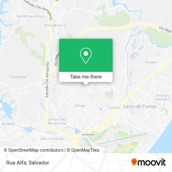 Rua Alfa map