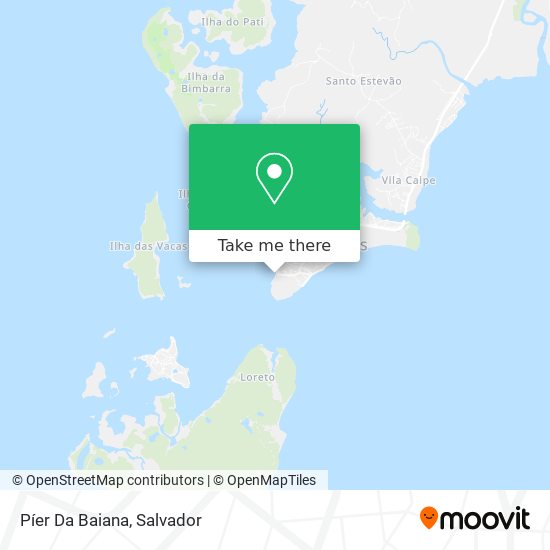 Píer Da Baiana map