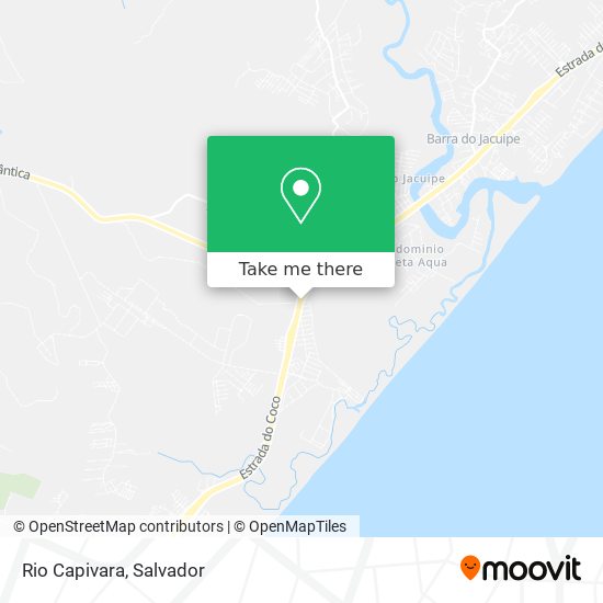 Rio Capivara map