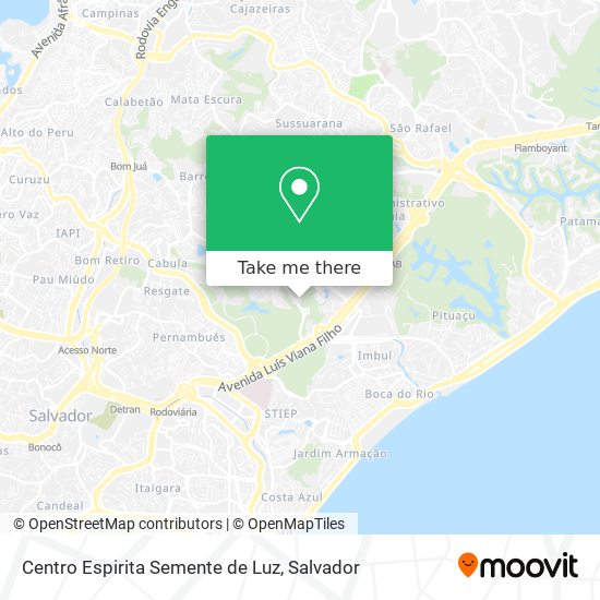 Centro Espirita Semente de Luz map