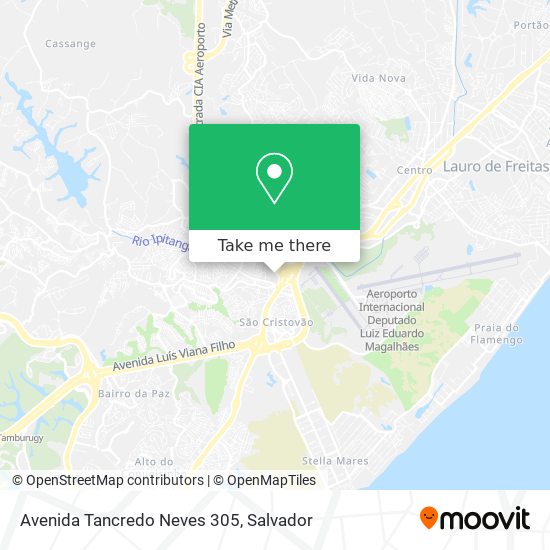 Mapa Avenida Tancredo Neves 305