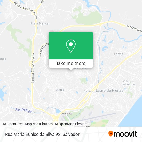Mapa Rua Maria Eunice da Silva 92