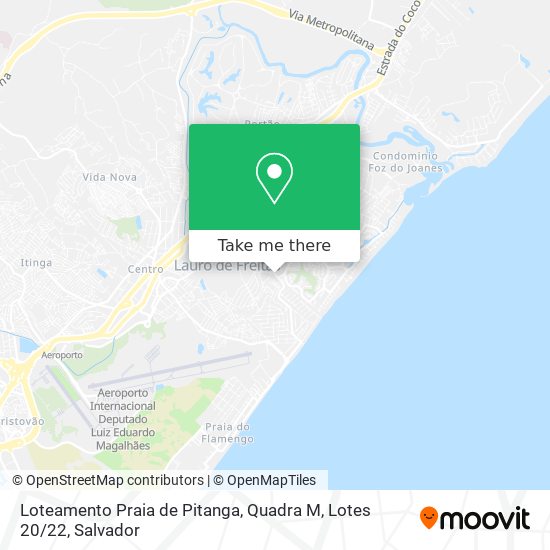 Loteamento Praia de Pitanga, Quadra M, Lotes 20 / 22 map