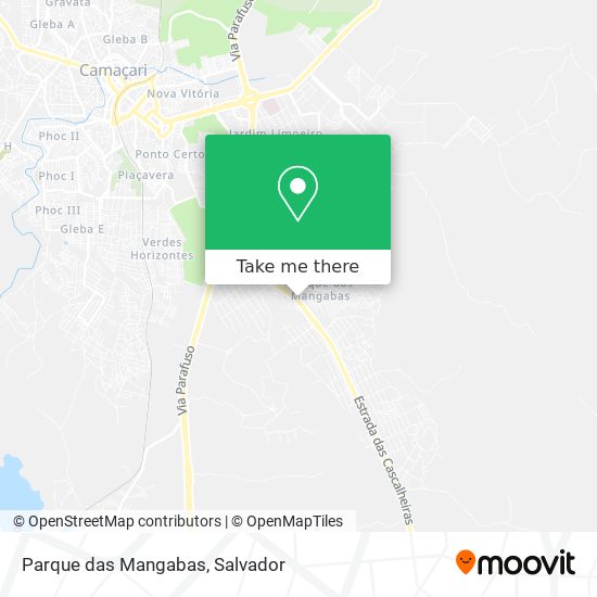 Parque das Mangabas map