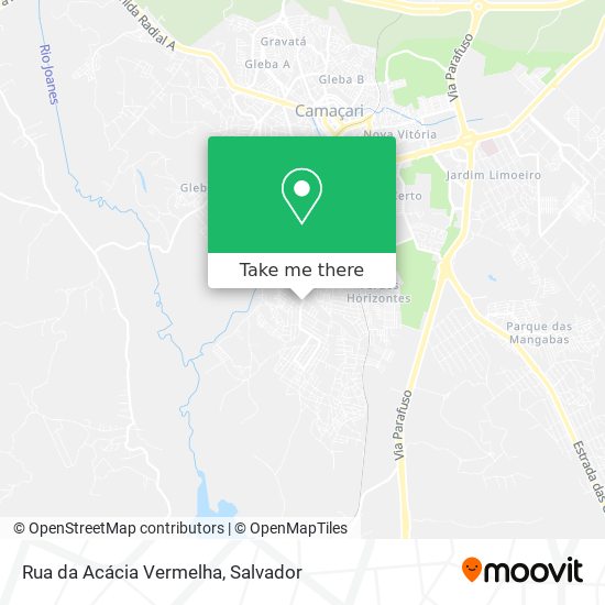Rua da Acácia Vermelha map