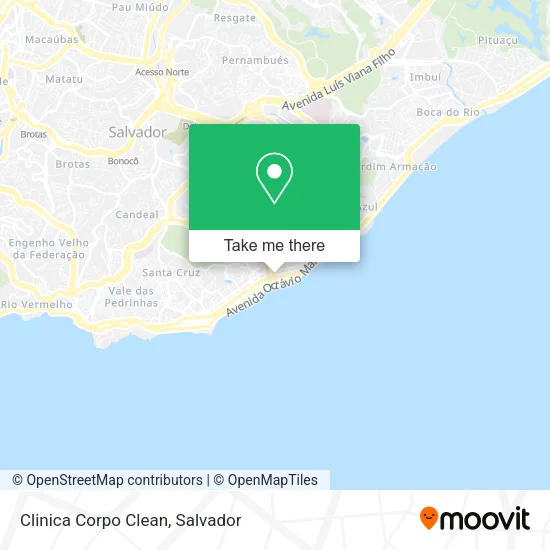 Clinica Corpo Clean map