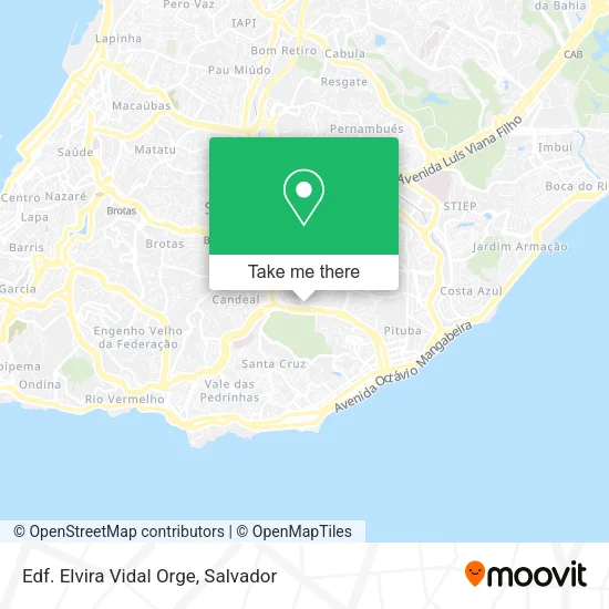 Edf. Elvira Vidal Orge map