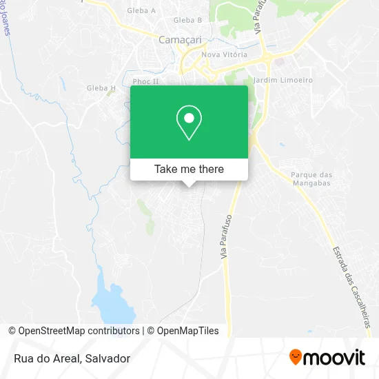 Rua do Areal map