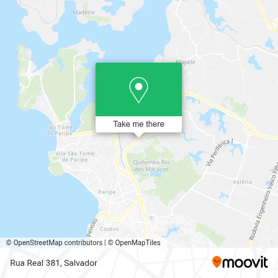 Rua Real 381 map