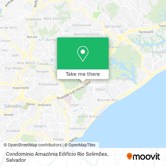 Condomínio Amazônia Edifício Rio Solimões map