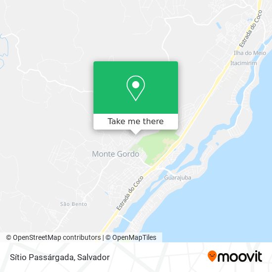 Sítio Passárgada map