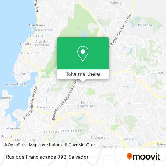 Rua dos Franciscanos 392 map