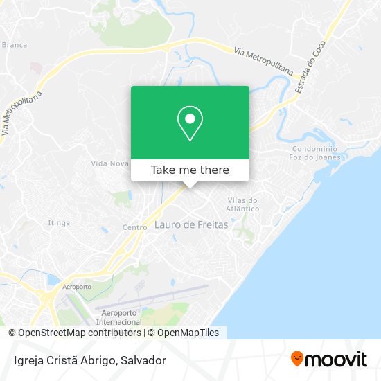 Igreja Cristã Abrigo map