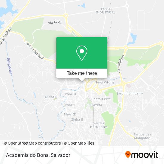 Academia do Bona map