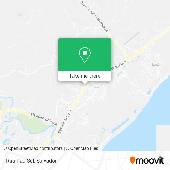 Rua Pau Sul map