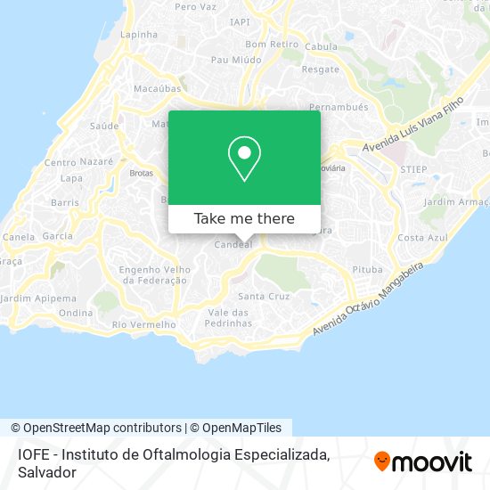 IOFE - Instituto de Oftalmologia Especializada map