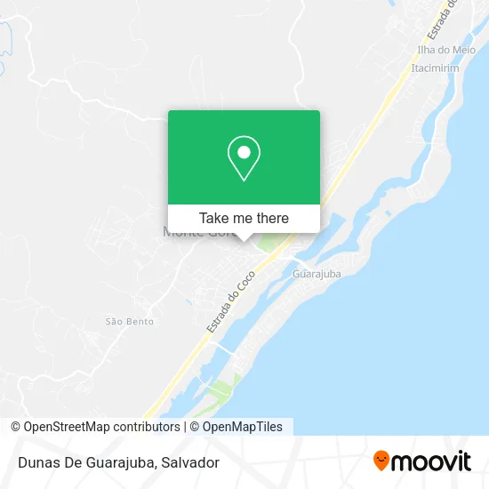 Dunas De Guarajuba map
