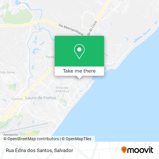 Mapa Rua Édna dos Santos