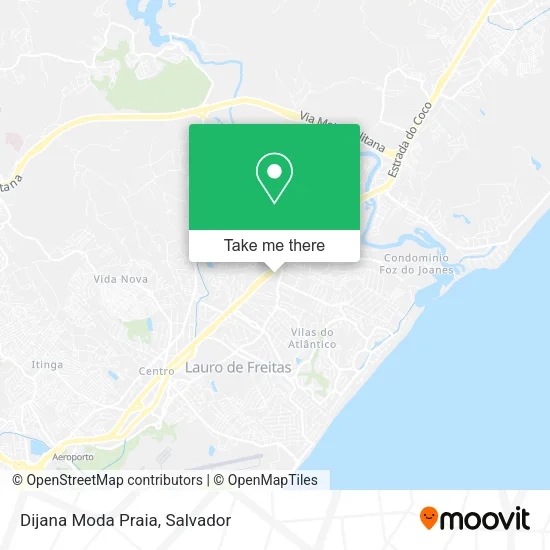 Dijana Moda Praia map
