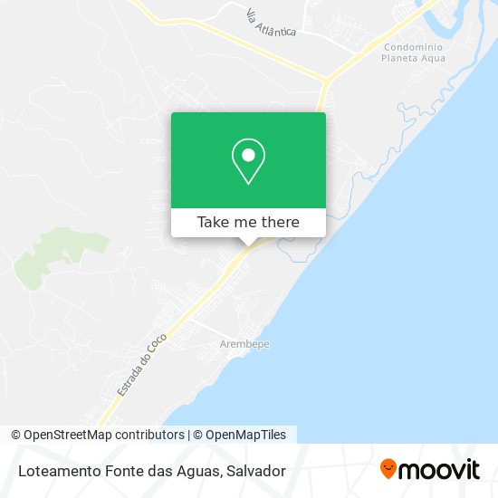Loteamento Fonte das Aguas map