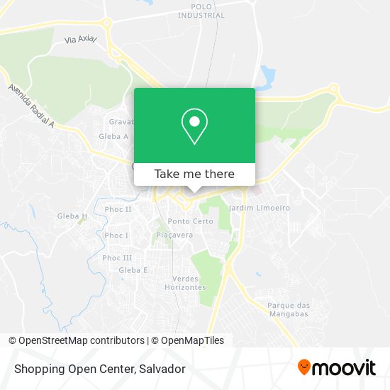 Mapa Shopping Open Center