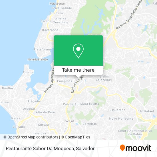 Mapa Restaurante Sabor Da Moqueca