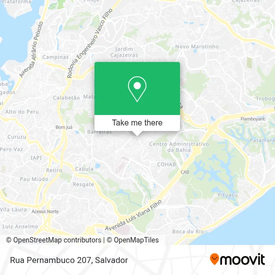 Rua Pernambuco 207 map