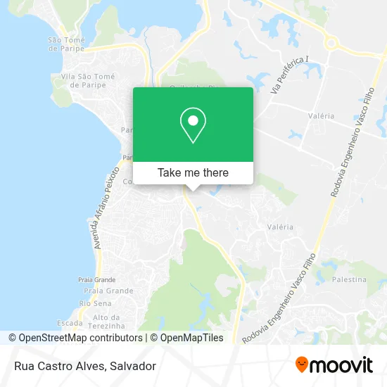 Rua Castro Alves map