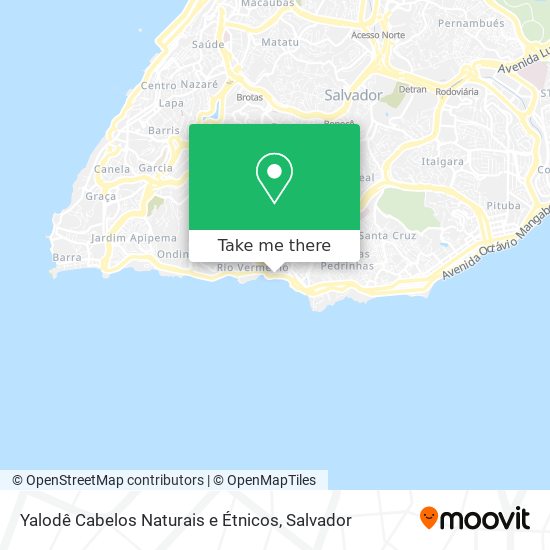 Yalodê Cabelos Naturais e Étnicos map