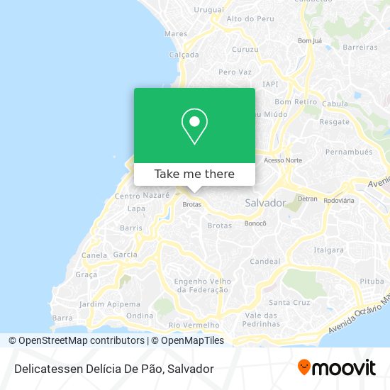Delicatessen Delícia De Pão map