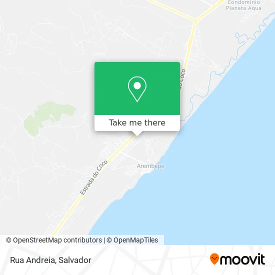 Rua Andreia map