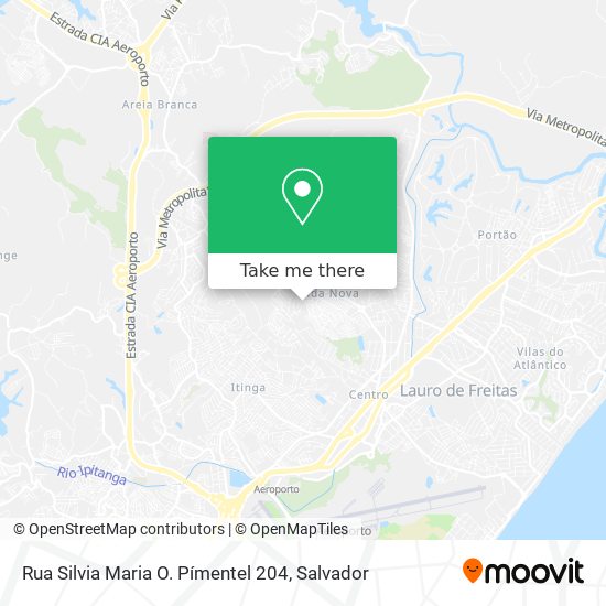 Rua Silvia Maria O. Pímentel 204 map