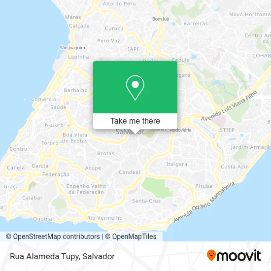 Rua Alameda Tupy map