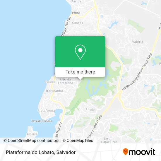 Plataforma do Lobato map